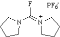 Fluoro-N,N,N',N'-bis(tetramethylene)formamidinium hexafluoro