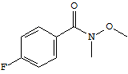 N-Methyl-N-methoxy-4-fluorobenzamide