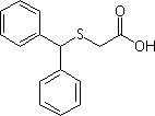 2-[(Diphenylmethyl)thio]acetic acid