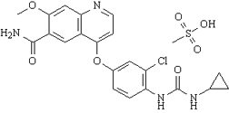 Lenvatinib mesylate