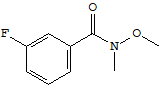 3-氟-N-甲氧基-N-甲基苯甲酰胺