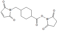 4-(N-马来酰亚胺甲酯)环己烷羧酸 N-羟基丁二酰亚胺