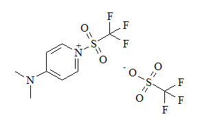 4-(二甲氨基)-1-((三氟甲基)磺酰基)吡啶-1-三氟甲磺酸鎓